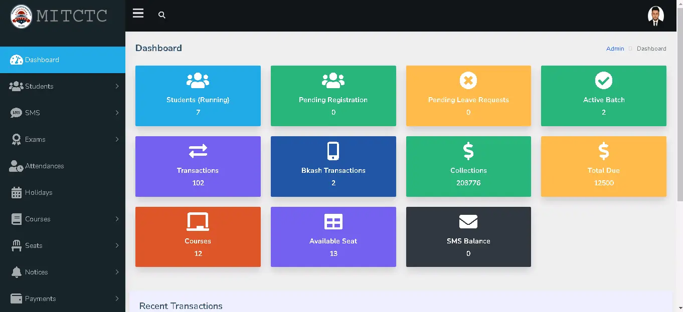 EMS Dashboard